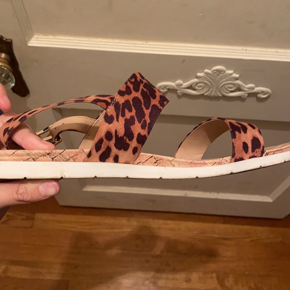 Cheetah Print Sandals - Picture 2 of 2